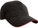 Result Headwear - Cappellino Da Baseball "Pro Style"" Con Visiera A Sandwich RW10213 (Taglia Unica) (Nero/Rosso)"