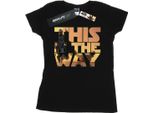 Star Wars - Maglietta "The Mandalorian The Way"" Da Donna BI43114 (Xxl) (Nero)"