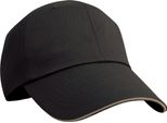 Result Headwear - Cappello Da Baseball Con Visiera A Sandwich RW10215 (Taglia Unica) (Nero/Marrone)