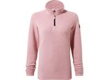 TOG24 - Top In Pile "Revive"" Con Zip Corta Da Donna TG146 (46 It) (Rosa Sbiadito)"