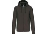 Kariban - Felpa Con Cappuccio Con Zip A Tutta Lunghezza Per Uomo/Donna Unisex PC6889 (Xxl) (Grigio Scuro)