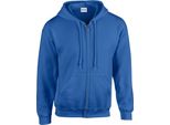 Gildan - Felpa Con Cappuccio A Zip Intera Da Uomo PC6649 (Xxl) (Blu Reale)