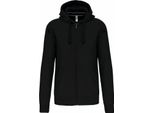 Kariban - Felpa Con Cappuccio Con Zip A Tutta Lunghezza Per Uomo/Donna Unisex PC6889 (Xxl) (Nero)