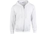 Gildan - Felpa Con Cappuccio A Zip Intera Da Uomo PC6649 (3XL) (Bianco)
