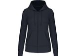 Kariban - Felpa Con Cappuccio A Zip Intera Da Donna PC6930 (S) (Blu Marino)