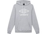 Umbro - Felpa Con Cappuccio Da Uomo UO2116 (Xxl) (Grigio Screziato)