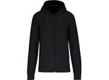 Kariban - Felpa Con Cappuccio E Zip Integrale Da Uomo PC6976 (Xs) (Nero)