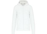 Kariban - Felpa Con Cappuccio E Zip Integrale Da Uomo PC6976 (Xs) (Bianco)