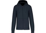 Kariban - Felpa Con Cappuccio E Zip Integrale Da Uomo PC6976 (L) (Blu Navy)