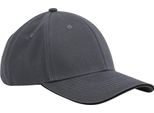 Beechfield - Cappello "Classic"" Con Visiera A Sandwich PC6997 (Taglia Unica) (Grigio Grafite/Nero)"