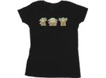 Star Wars - Maglietta "The Mandalorian"" Da Donna BI43455 (S) (Nero)"