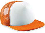 Beechfield - Cappello Trucker Snapback PC7043 (Taglia Unica) (Arancione/Bianco)