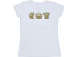 Star Wars - Maglietta "The Mandalorian"" Da Donna BI43455 (L) (Bianco)"