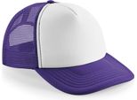 Beechfield - Cappello Trucker Snapback PC7043 (Taglia Unica) (Viola/Bianco)