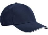 Beechfield - Cappello "Classic"" Con Visiera A Sandwich PC6994 (Taglia Unica) (Blu Scuro/Bianco)"
