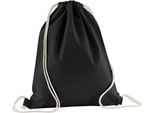 Westford Mill - Borsa Da Ginnastica In Cotone Organico RW9875 (Taglia Unica) (Nero)