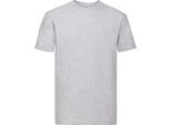 Fruit Of The Loom - Maglietta "Super Premium"" Da Uomo RW9915 (S) (Grigio)"