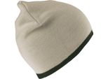 Result Winter Essentials - Berretto Reversibile Per Uomo/Donna Unisex RW9981 (Taglia Unica) (Colore Pietra/Oliva)