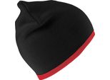 Result Winter Essentials - Berretto Reversibile Per Uomo/Donna Unisex RW9981 (Taglia Unica) (Nero/Rosso)