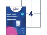 Avery 4834XL Tasca Portabadge Avery Xl, 105 X 148 Mm, Trasparente