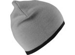 Result Winter Essentials - Berretto Reversibile Per Uomo/Donna Unisex RW9981 (Taglia Unica) (Grigio/Nero)