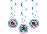 Unique Party - Principessa Delle Fiabe - Decorazione Da Appendere 3-Pack SG29931 (Taglia Unica) (Blu/Rosa)