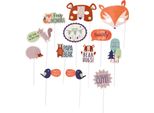Amscan - Oggetti Di Scena Per Photobooth "Bear Ly Wait"", Baby Shower 13-Pack - Cartone SG32334 (Taglia Unica) (Colorato)"