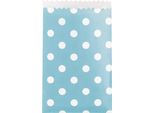 Creative Converting - Sacchetto Per Dolcetti Di Carta Con Motivo A Pois Confezione Da 20 Pezzi SG27281 (Taglia Unica) (Blu Pastello/Bianco)