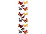 Amscan - Farfalla - Foglia Con Adesivi SG28805 (Taglia Unica) (A Colori)