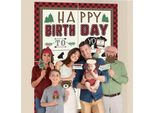 Amscan - Lumberjack - Scenario, Buon Compleanno 16-Pack Set - Plastica, Carta SG33411 (Taglia Unica) (Colorato)