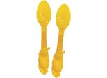Winnie The Pooh - Cucchiaio Per Feste, Confezione Da 4 Pezzi In Plastica SG33715 (Taglia Unica) (Giallo)