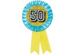 Boland - Disegno Olografico - Distintivo, 50° - Lamina SG35052 (Taglia Unica) (Giallo/Blu)