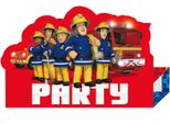 Fireman Sam - Confezione Da 8 Inviti Di Nozze - Carta SG35481 (Taglia Unica) (Rosso/Blu/Bianco)