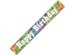 Unique Party - Bandiera, Buon Compleanno - Foil SG35000 (Taglia Unica) (Colorato)