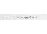 Amscan - Lettera - Bandiera, Prima Comunione SG35422 (Taglia Unica) (Bianco/Argento)