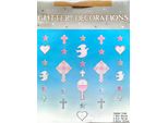 Amscan - Glitter - Decorazione Da Appendere 5-Pack SG34954 (Taglia Unica) (Rosa/Argento)