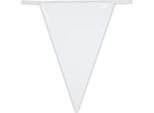 Boland - Bandiere - Ghirlanda - Plastica Mini SG35549 (Taglia Unica) (Bianco)