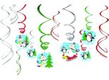 Amscan - Pupazzo Di Neve - Decorazione, Disegno Natalizio - Foil, Cartone SG35390 (Taglia Unica) (Rosso/Verde)