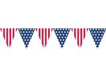 Amscan - "Stars & Stripes"" - Bandiere - Plastica SG35391 (Taglia Unica) (Rosso/Bianco/Blu)"