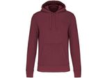 Kariban - Felpa Con Cappuccio Da Uomo PC7328 (S) (Rosso Vino)