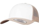 Flexfit - Cappello Trucker PC7181 (Taglia Unica) (Khaki/Bianco)