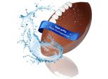 Mini Pallone Da Football Americano "Touchdown"" In Neoprene - Pallone Da Spiaggia Gonfiabile Per Adulti E Bambini - Ideale Per La Spiaggia, La Piscina All'aperto, Il Giardino O Il Mare - Pallone Da Spiaggia Con Superficie Antiscivolo Blu/Verde"