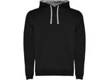 Roly - Felpa Con Cappuccio "Urban"" Da Uomo PF4349 (S) (Nero/Grigio Screziato)"