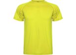 Roly - T-Shirt "Montecarlo"" Da Uomo - Sport Manica Corta PF4368 (M) (Giallo Fluo)"