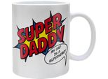 Pyramid International - Tazza Da Caffè "Super Daddy"" PM2718 (Taglia Unica) (Bianco/Rosso/Giallo)"