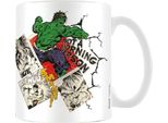 Marvel - Tazza Da Caffè "Not A Morning Person"" PM1961 (Taglia Unica) (Bianco/Verde/Rosso)"