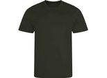 Awdis Cool - T-Shirt Da Uomo PC5211 (L) (Verde Militare)