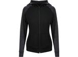 Awdis Cool - Felpa Con Cappuccio "Zoodie"" Da Donna PC5329 (Xs) (Nero/Ardesia)"