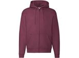 Fruit Of The Loom - Felpa Con Cappuccio "Premium"" Per Uomo/Donna Unisex PC5444 (Xxl) (Rosso Borgogna)"
