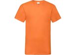Fruit Of The Loom - Maglietta "Value"" Con Scollo A V Da Uomo PC5548 (Xxl) (Arancione)"